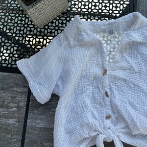 White & Gold Coverup🤍